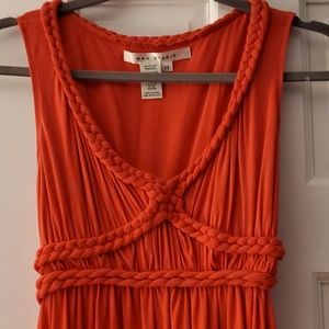 V-neck Coral dress